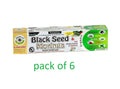 Herbal Toothpaste Pack of 6 - Natural Fluoride-Free Oral Care for Adults & Kids