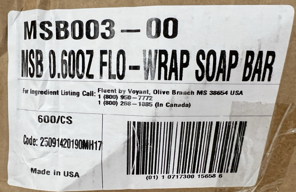 600 Pack Hotel Travel Size Cleansing Bar Soap - 0.72 Oz Individually Wrapped