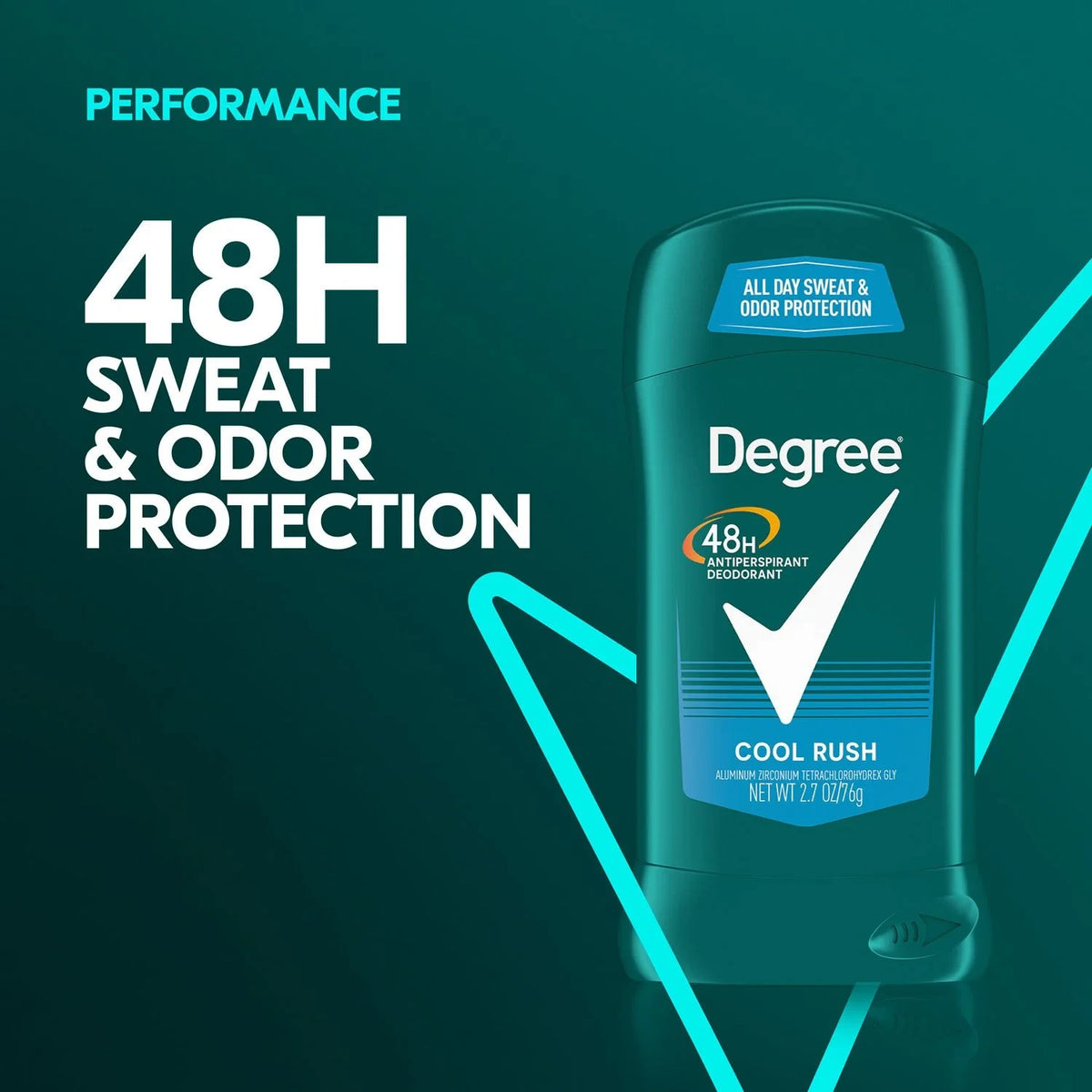 Men's Antiperspirant Deodorant Stick - Cool Rush, 2.7 oz, Pack of 5