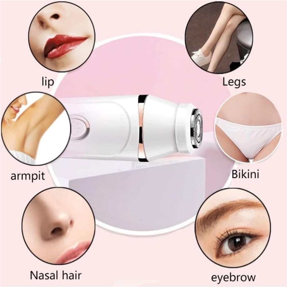 7-in-1 Women's Electric Razor & Dermaplaning Kit for Face & Body