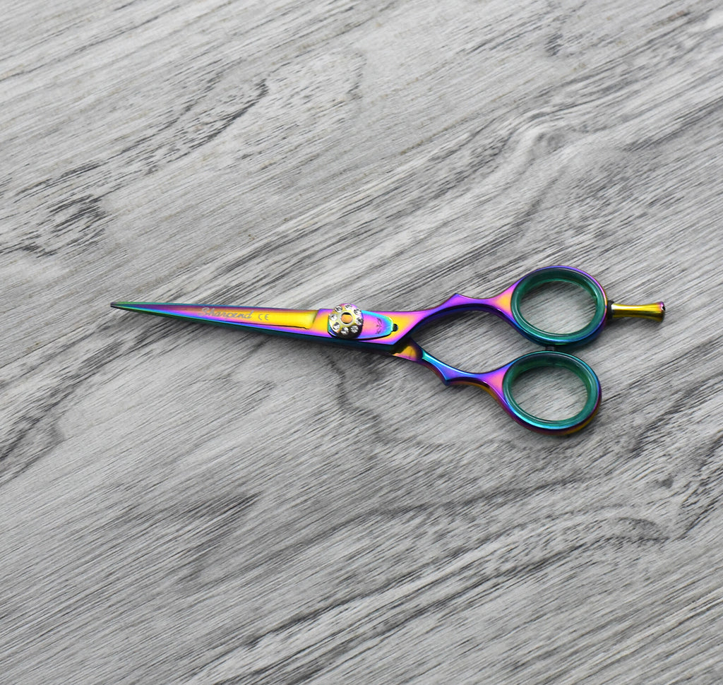 Professional Hairdressing Thinning & Cutting Scissors Set 5.5" with Razor & Pouch