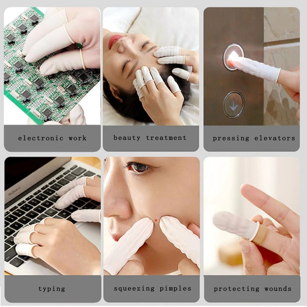 Disposable Latex Finger Cots Medium Pack of 420 - Anti-Static & Durable