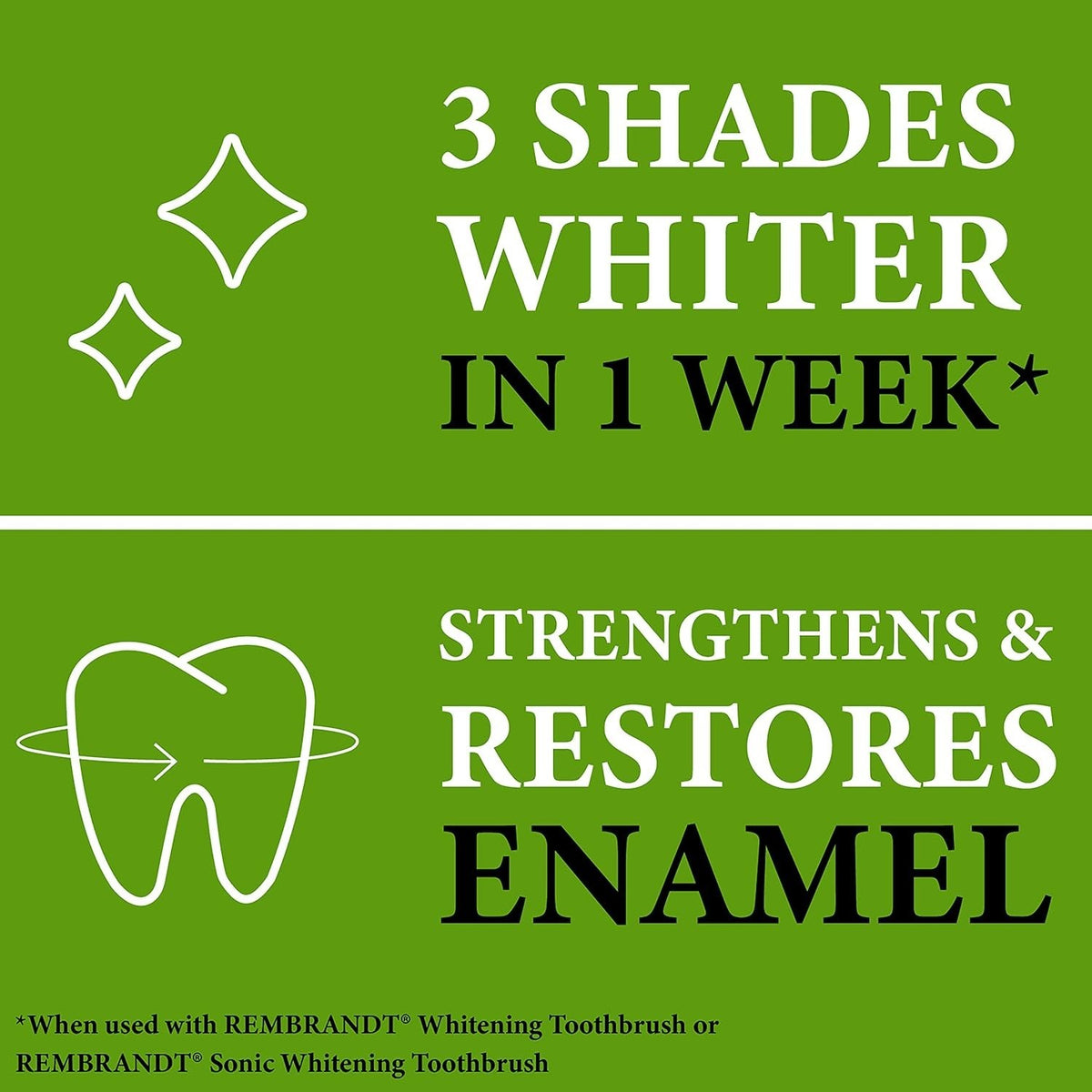 Rembrandt Deeply White Plus Peroxide Whitening Toothpaste 3.5 Oz - Peppermint Flavor