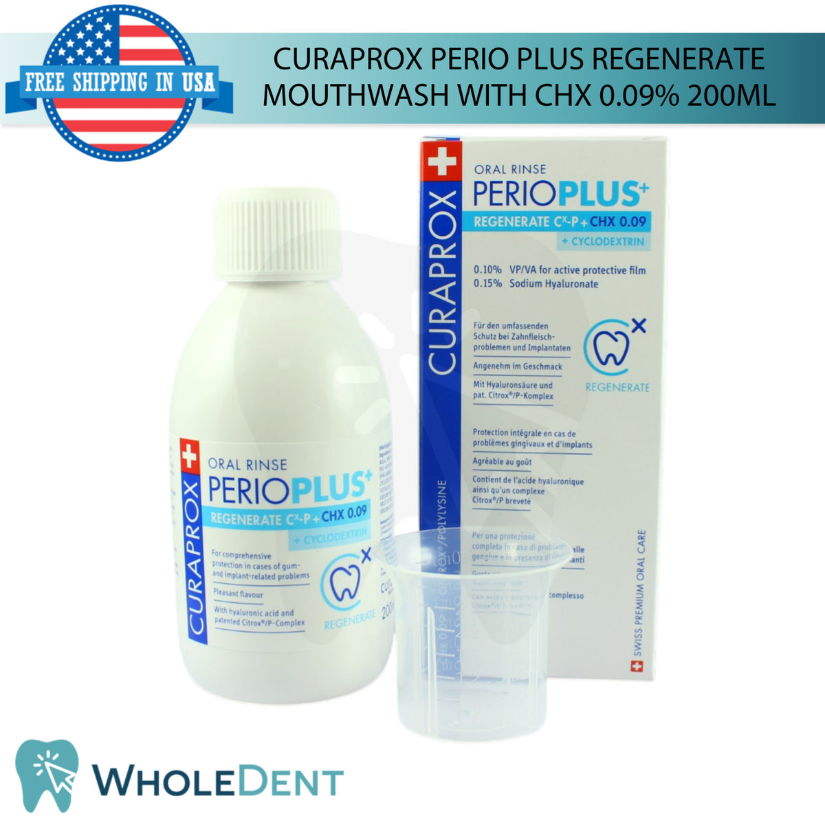 Antibacterial Mouthwash for Gum & Plaque Care - 200ml
