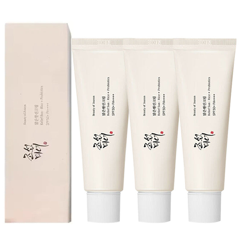 Sunscreen SPF50+ PA++++ Moisturizing Sun Cream with Rice & Probiotics