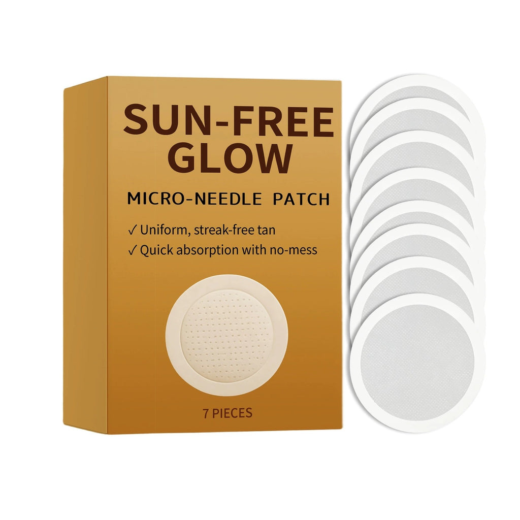 Microneedle Sunless Tanning Patches Natural Self Tanner for Safe Glow