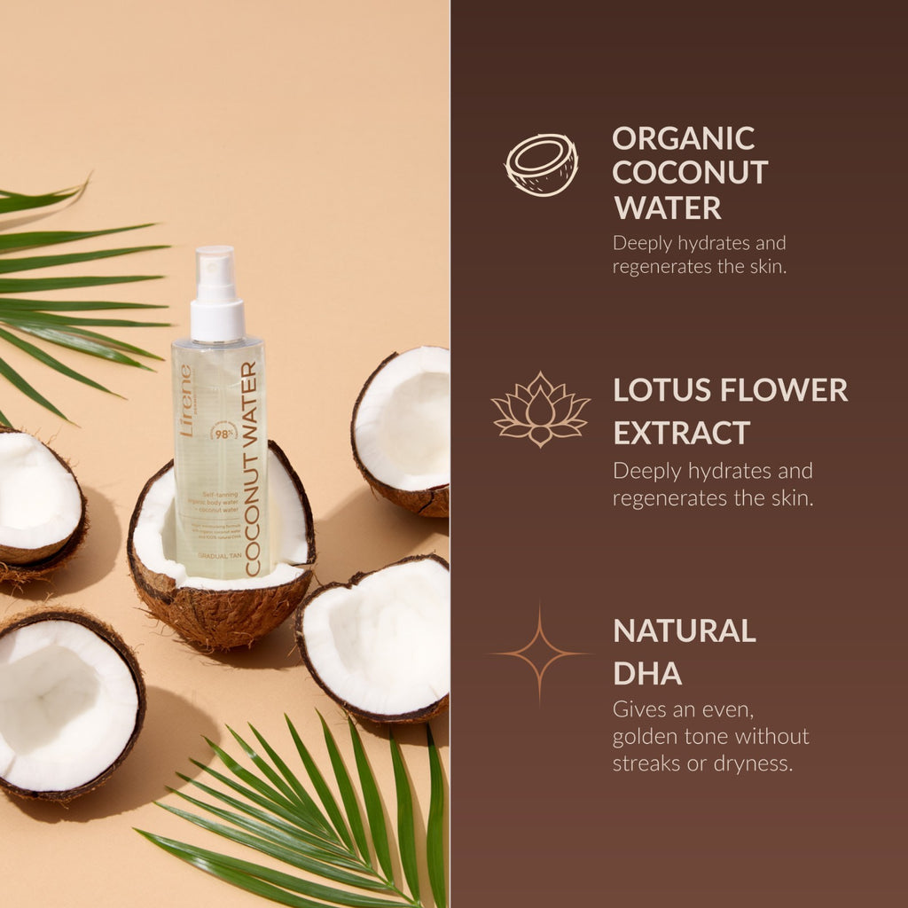 Self Tan Spray with Coconut Water - Buildable Gradual Bronze Mist