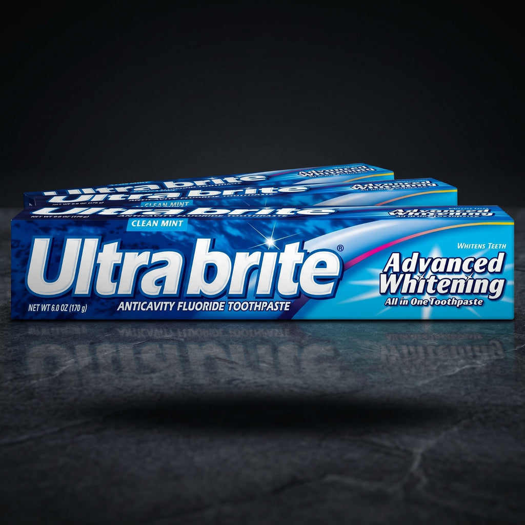 Ultra Brite Whitening Toothpaste Clean Mint 6 Oz - 3 Pack