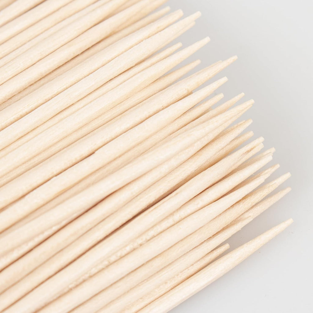 Premium Wooden Toothpicks for Dental Care & Appetizer Use - 300/500 Count