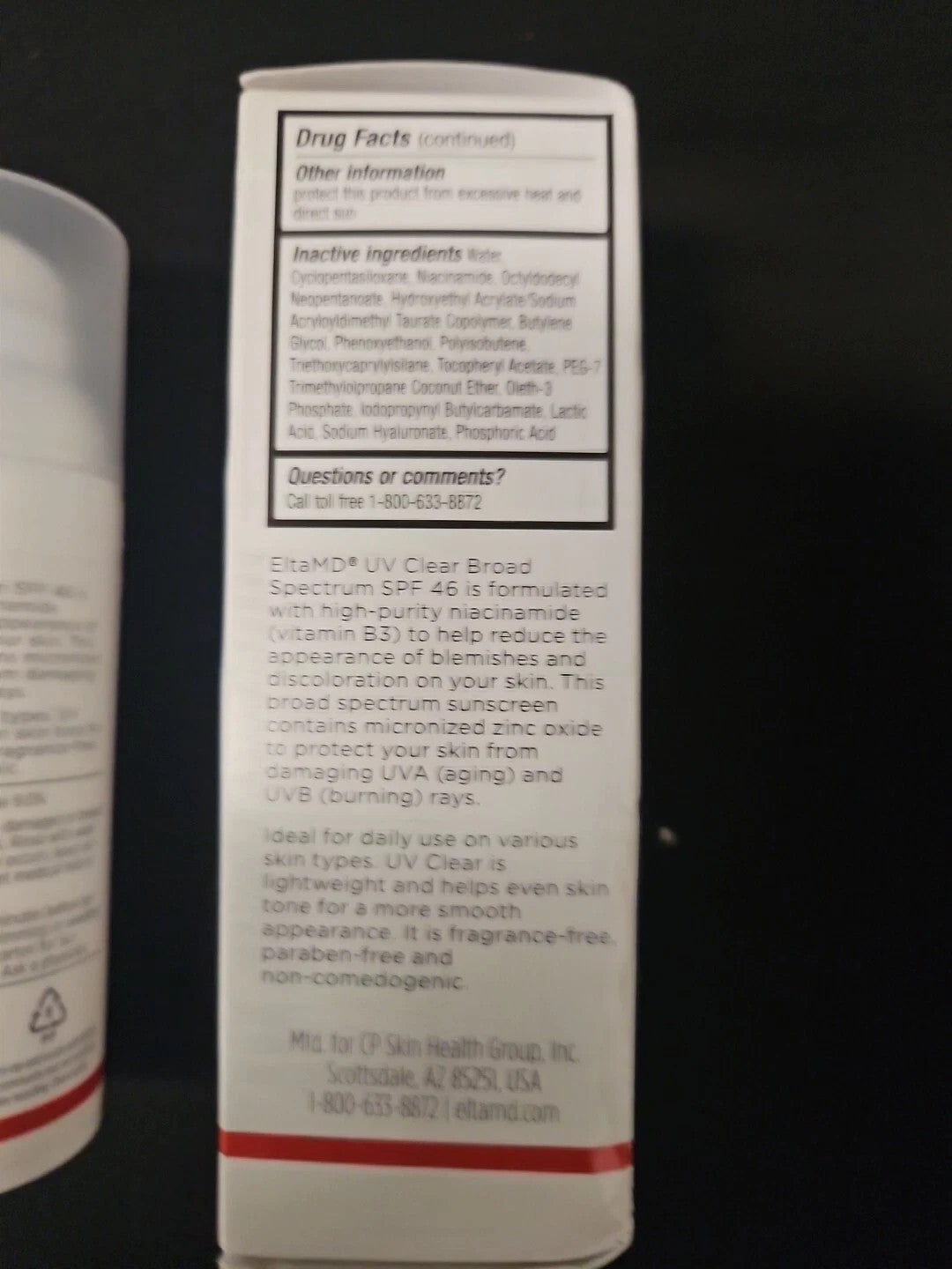 Broad-Spectrum SPF 46 UV Clear Facial Sunscreen - 1.7 oz, New