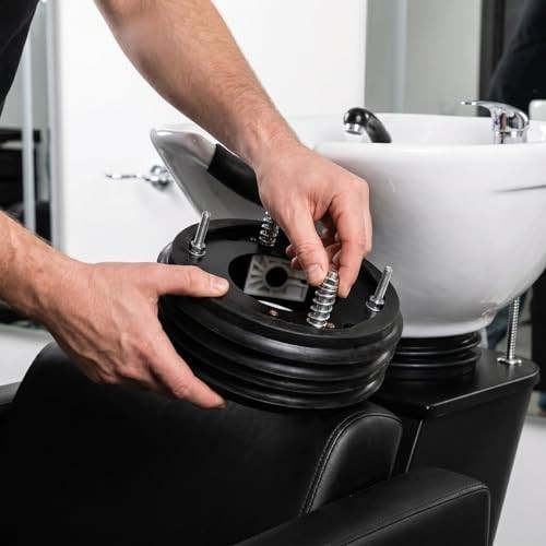Salon Shampoo Bowl Tilt Mechanism with Rubber Wrap - Replacement Part
