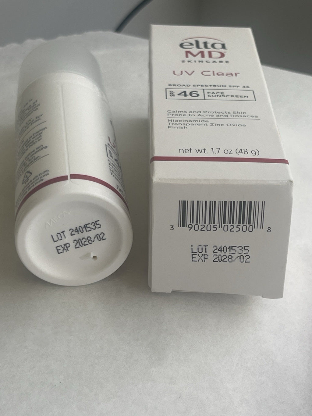 SPF 46 Facial Sunscreen - Broad Spectrum UV Protection, 1.7 oz