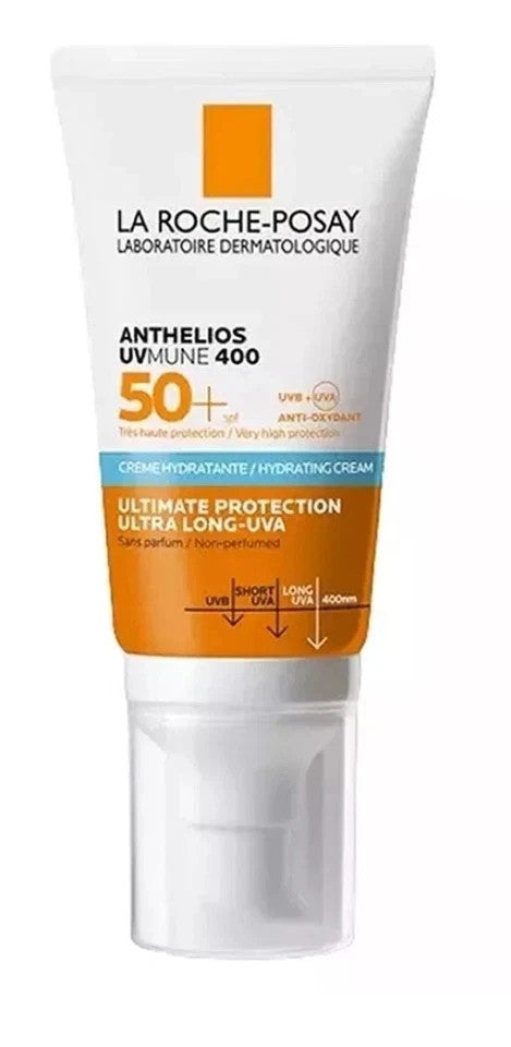 SPF 50+ Moisturizing Sunscreen Cream with Hydrating Formula - 50ML