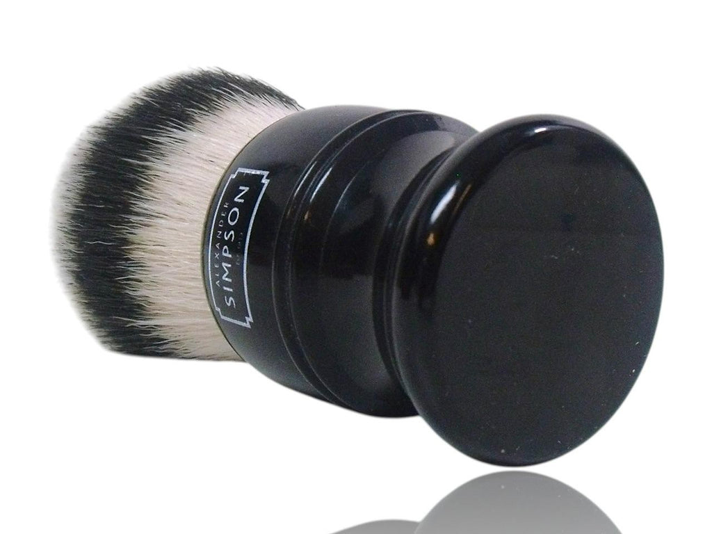 Synthetic Shaving Brush Trafalgar T3 Ebony Hand Made for Wet Shaving