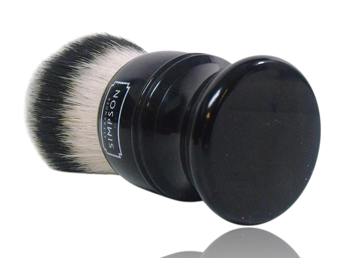 Synthetic Shaving Brush Trafalgar T3 Ebony Hand Made for Wet Shaving