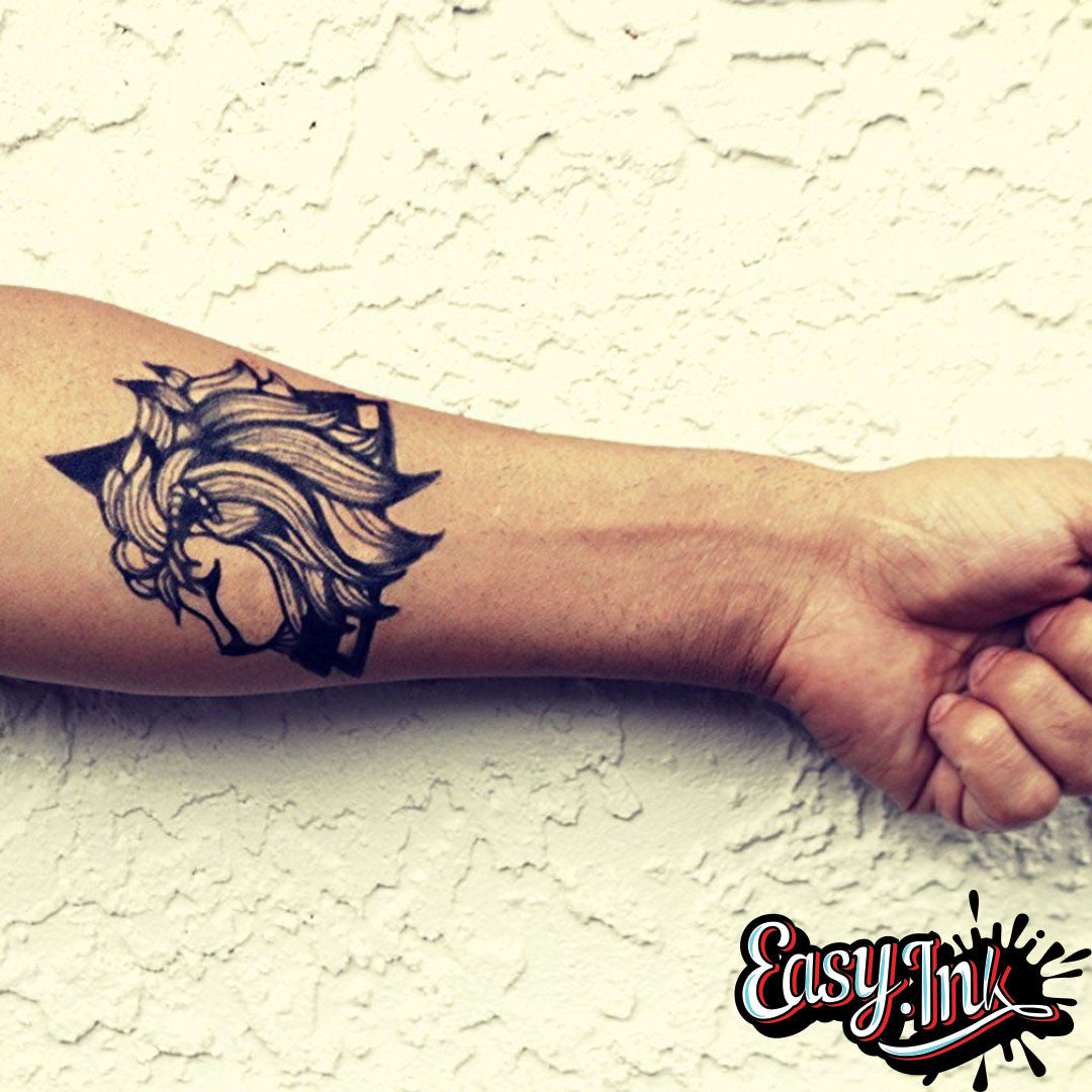 Temporary Tattoo Ink Kit – Freehand Jagua Ink, 100% Natural, Super Dark