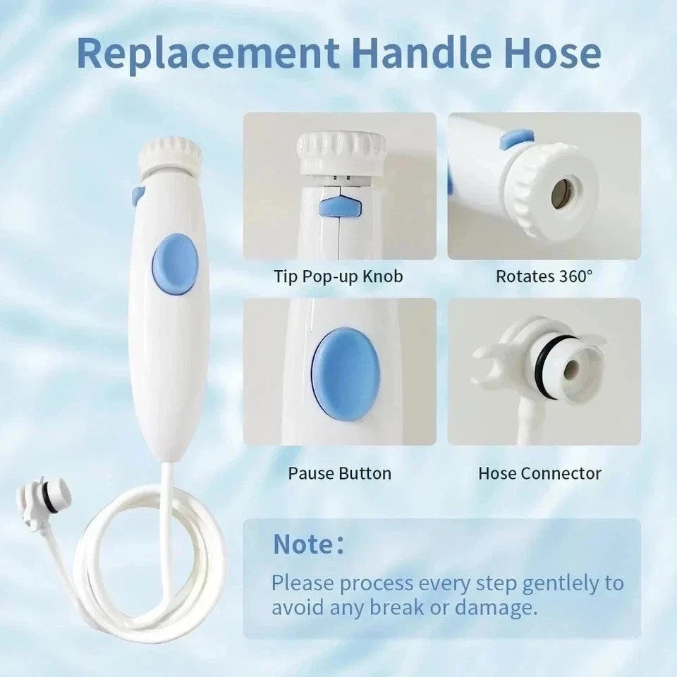 Water Flosser Hose Handle Replacement for Waterpik WP-100 WP-112 WP-130