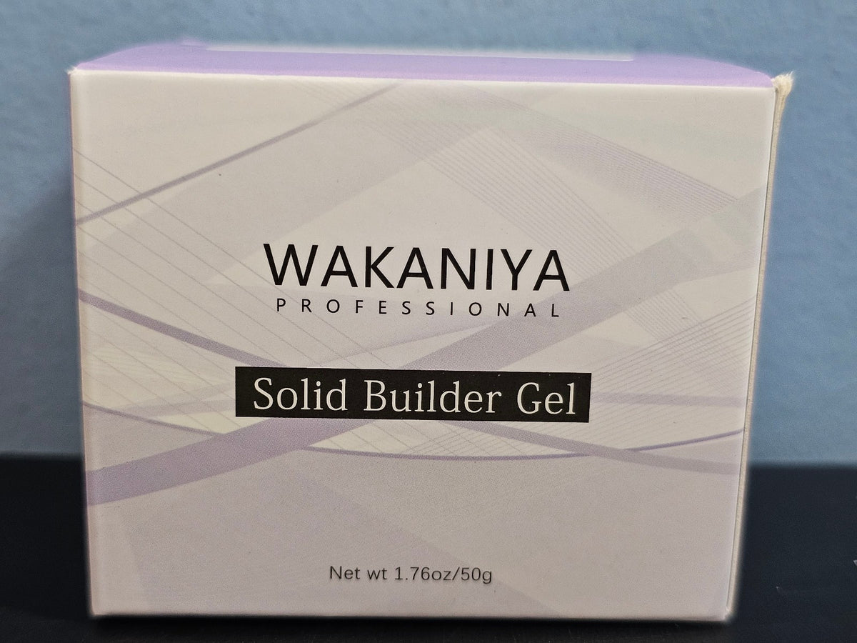 Solid Builder Gel for Nail Art - Clear Non-Stick Nail Extension 1.76 oz