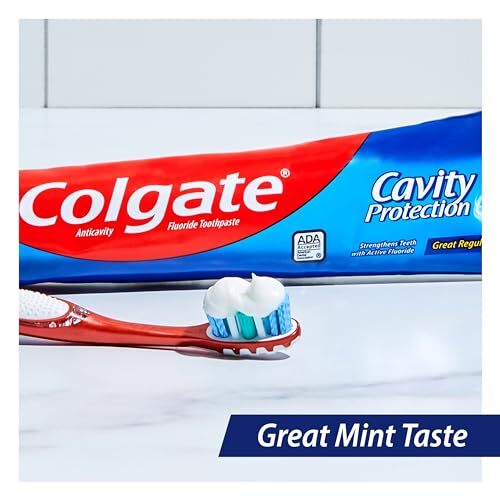 Colgate Cavity Protection Fluoride Toothpaste Pack of 6 6oz | Anticavity Dental Care