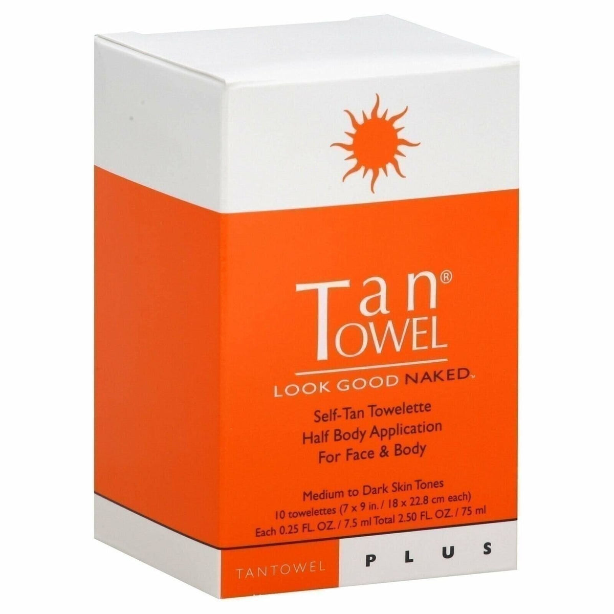 Self-Tanning Towelettes Half Body Pack - 10 Sheets for Sunless Tan