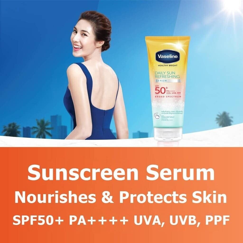 Vaseline Sun Protection Serum SPF 50+ PA++++ 170ml - Refreshing & Hydrating