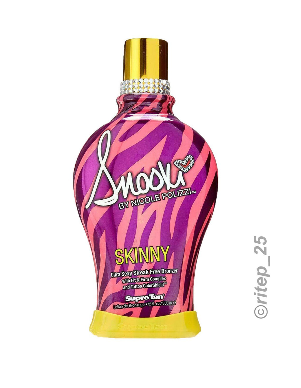 Supre Snooki Skinny Streak Free Bronzer Tanning Lotion 12 oz. - Indoor Use