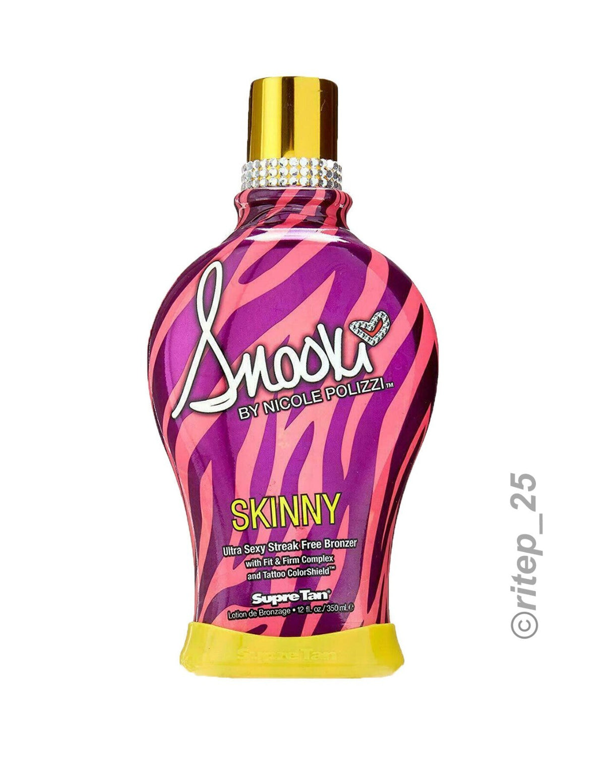 Supre Snooki Skinny Streak Free Bronzer Tanning Lotion 12 oz. - Indoor Use