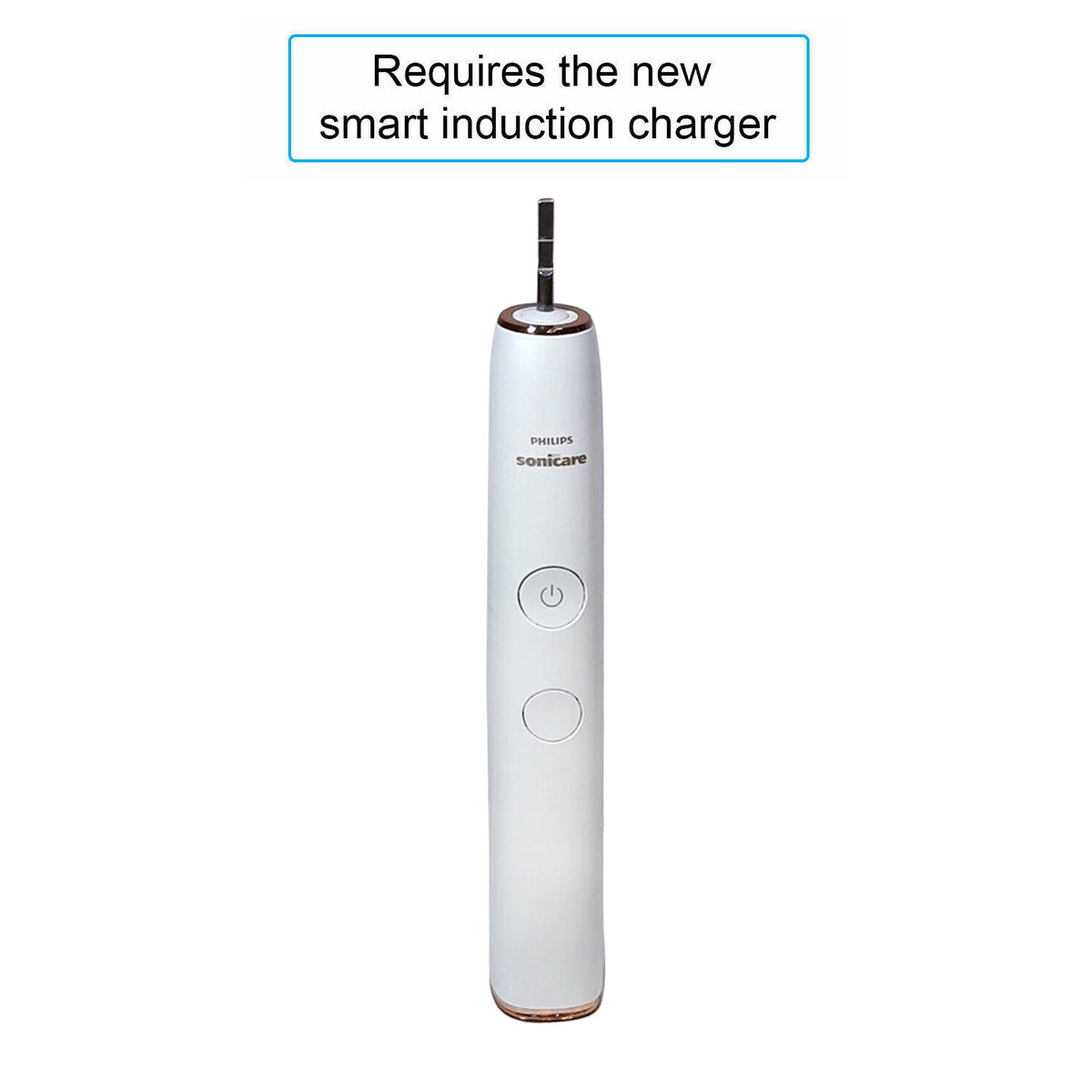 Electric Toothbrush Handle for Philips Sonicare DiamondClean Smart 9500 Series - White