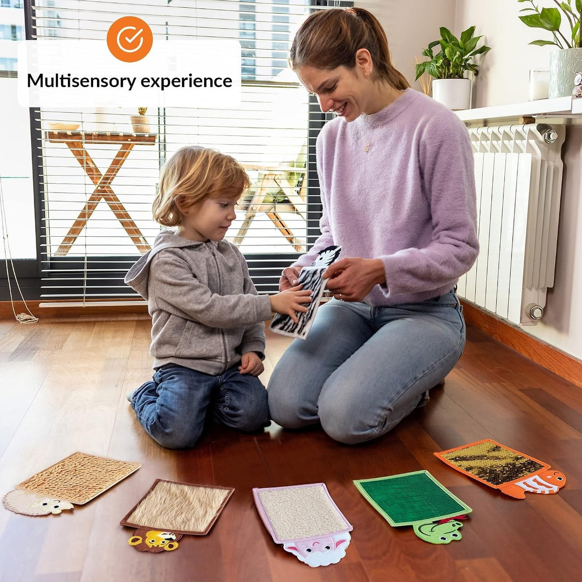 Sensory Wall Tiles for Autistic Children - Tactile Play Mats for Kids