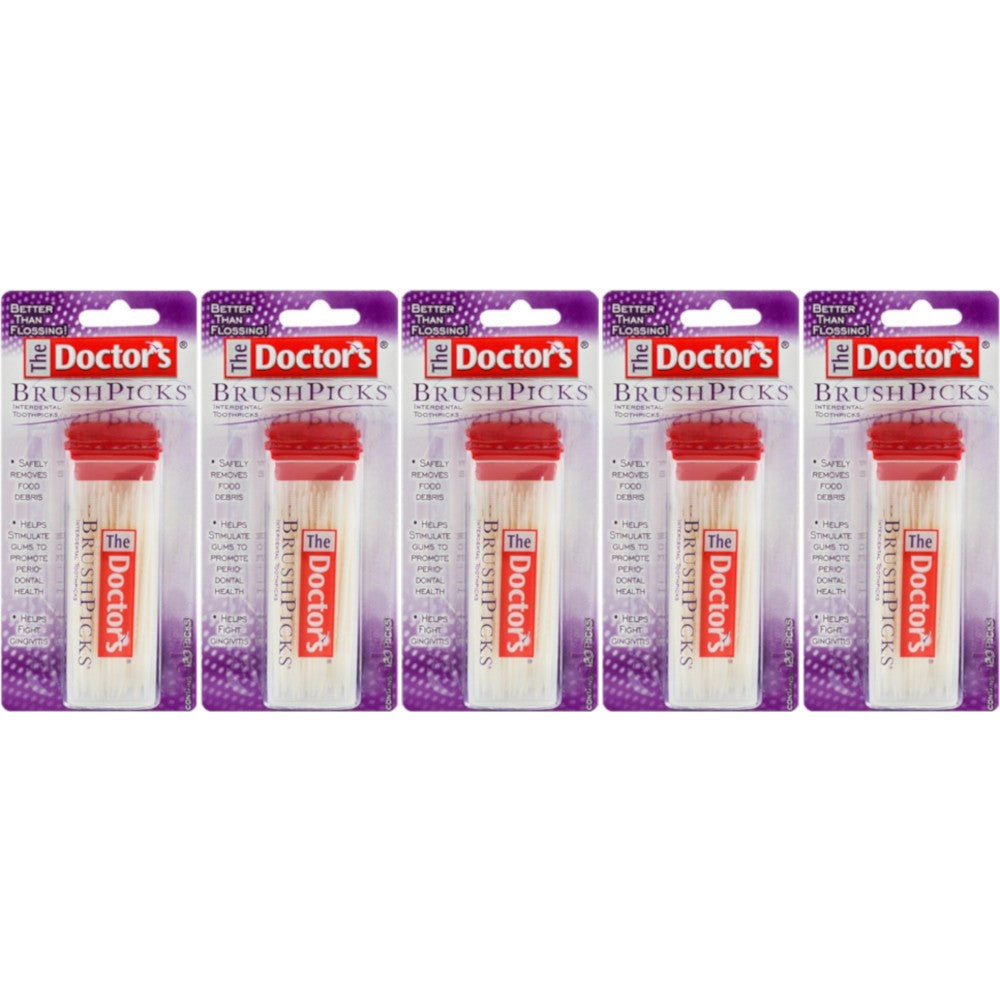 Interdental Toothpicks 600 Count - Gum Stimulating Oral Care Picks