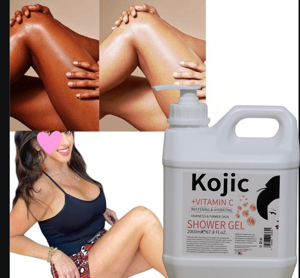 Kojic Acid Skin Lightening Shower Gel 1500ml Brightening Body Wash