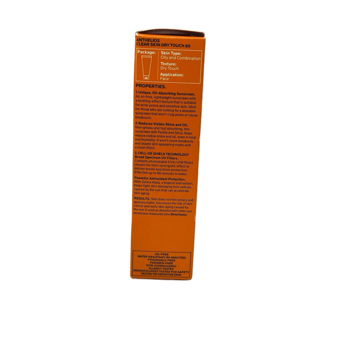 La Roche-Posay Anthelios Clear Skin SPF 60 Dry Touch Sunscreen 3 oz