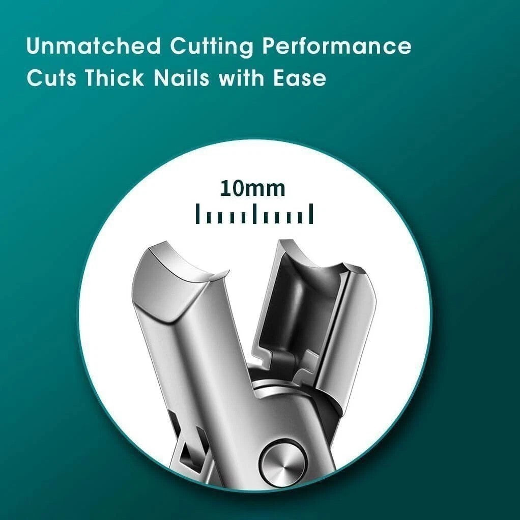 Stainless Steel Nail Clipper Set for Men Women - Ultra Sharp & Durable