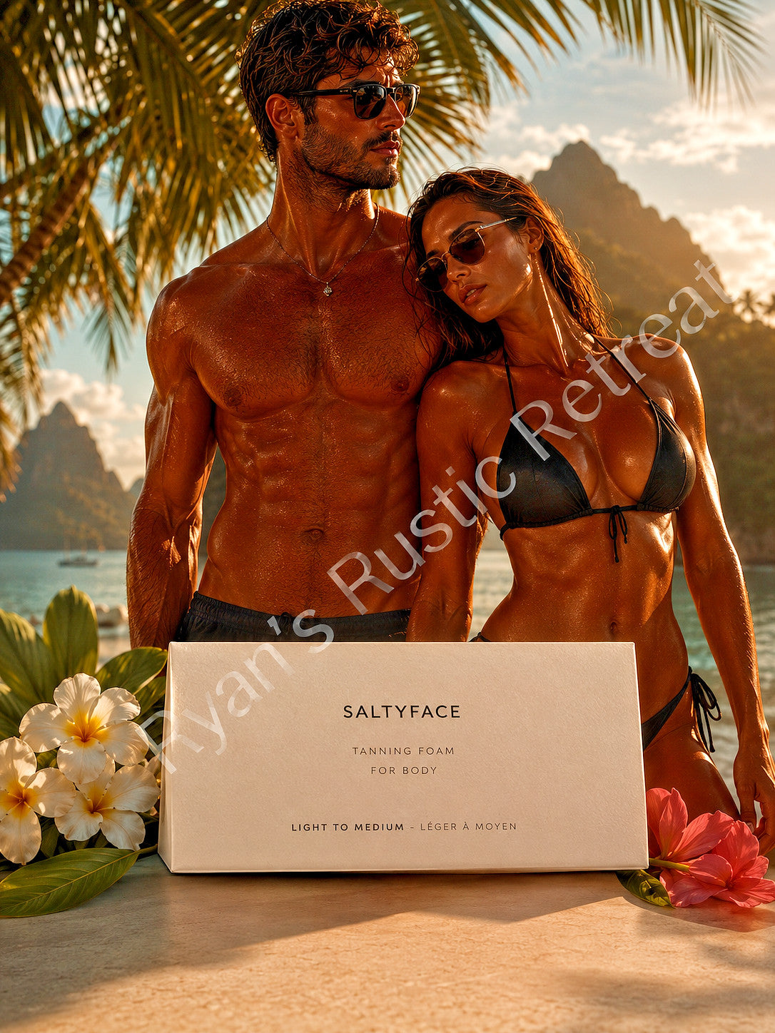 Saltyface Clear Self Tanner Foam 200ml - Vegan, Fragrance-Free, Hydrating