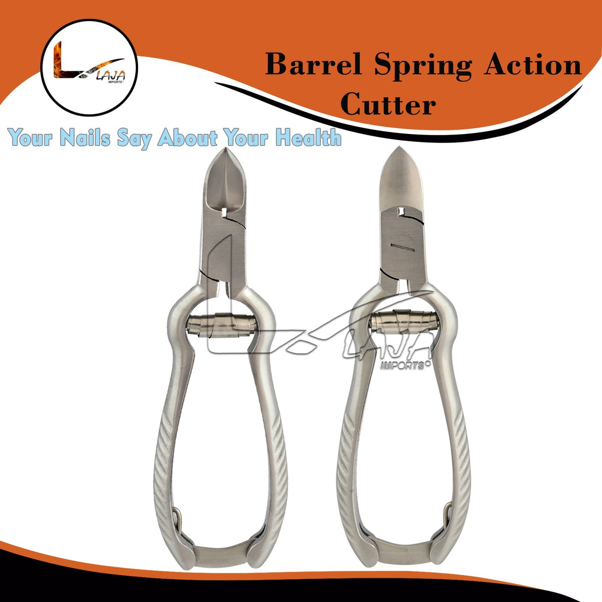 Heavy Duty Podiatrist Toenail Clippers for Thick & Ingrown Nails - 5.5 Inch Stainless Steel
