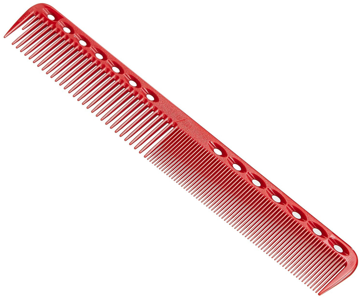 Fine Tooth Cutting Comb - Red Hair Styling Tool for Hairdressers