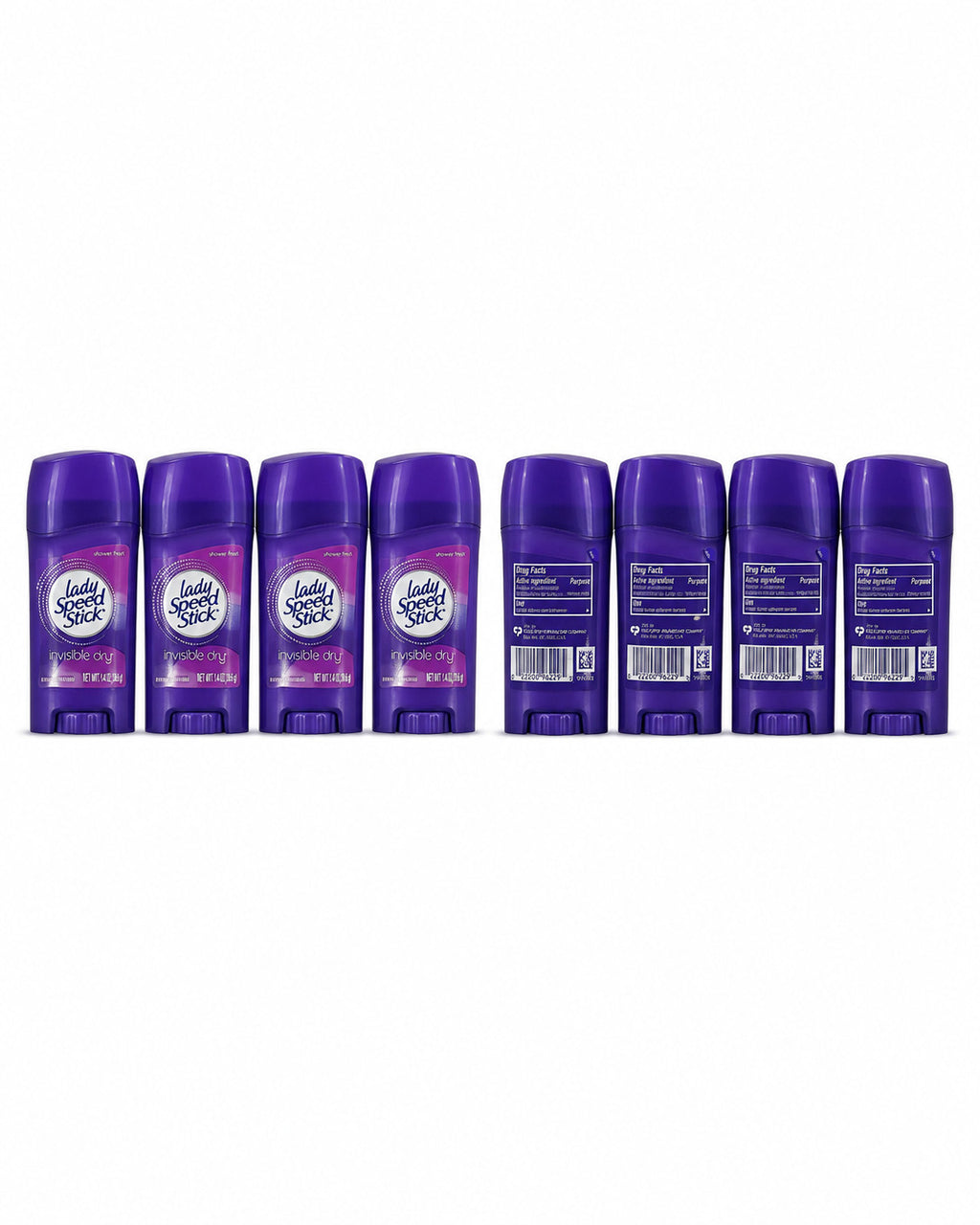 Antiperspirant Stick 4 Pack - Invisible Dry Shower Fresh Deodorant for Men & Women