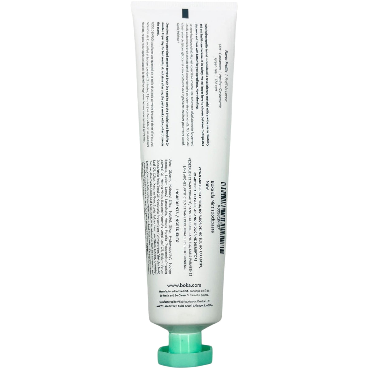 Fluoride-Free Toothpaste with Nano Hydroxyapatite Ela Mint 4 oz - Natural Oral Care