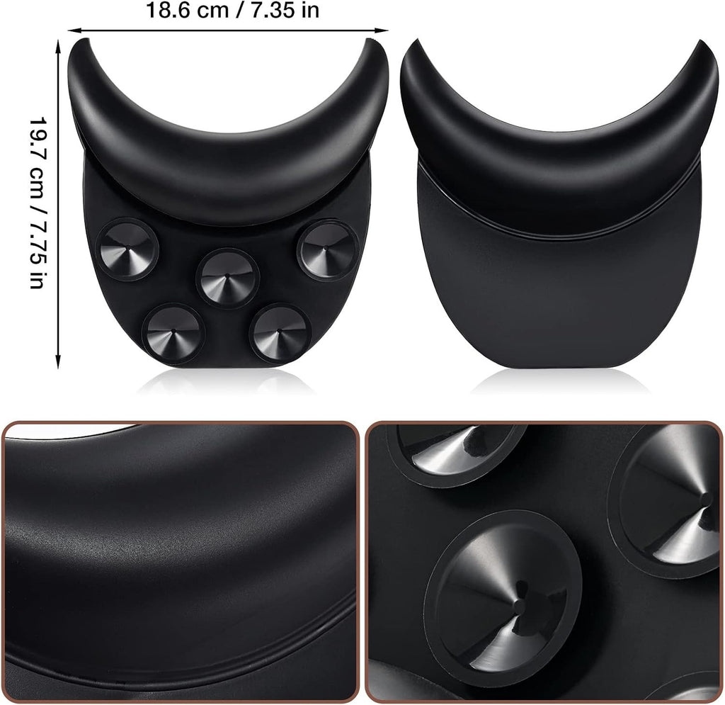 Silicone Shampoo Bowl Neck Rest with Suction Cups - Salon Client Comfort