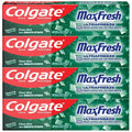 Whitening Toothpaste with Mini Breath Strips - Clean Mint, 6.3 oz, Pack of 4