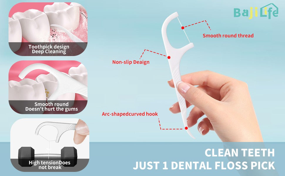 228 Count Dental Floss Picks Set with Portable Cases for Adults & Kids