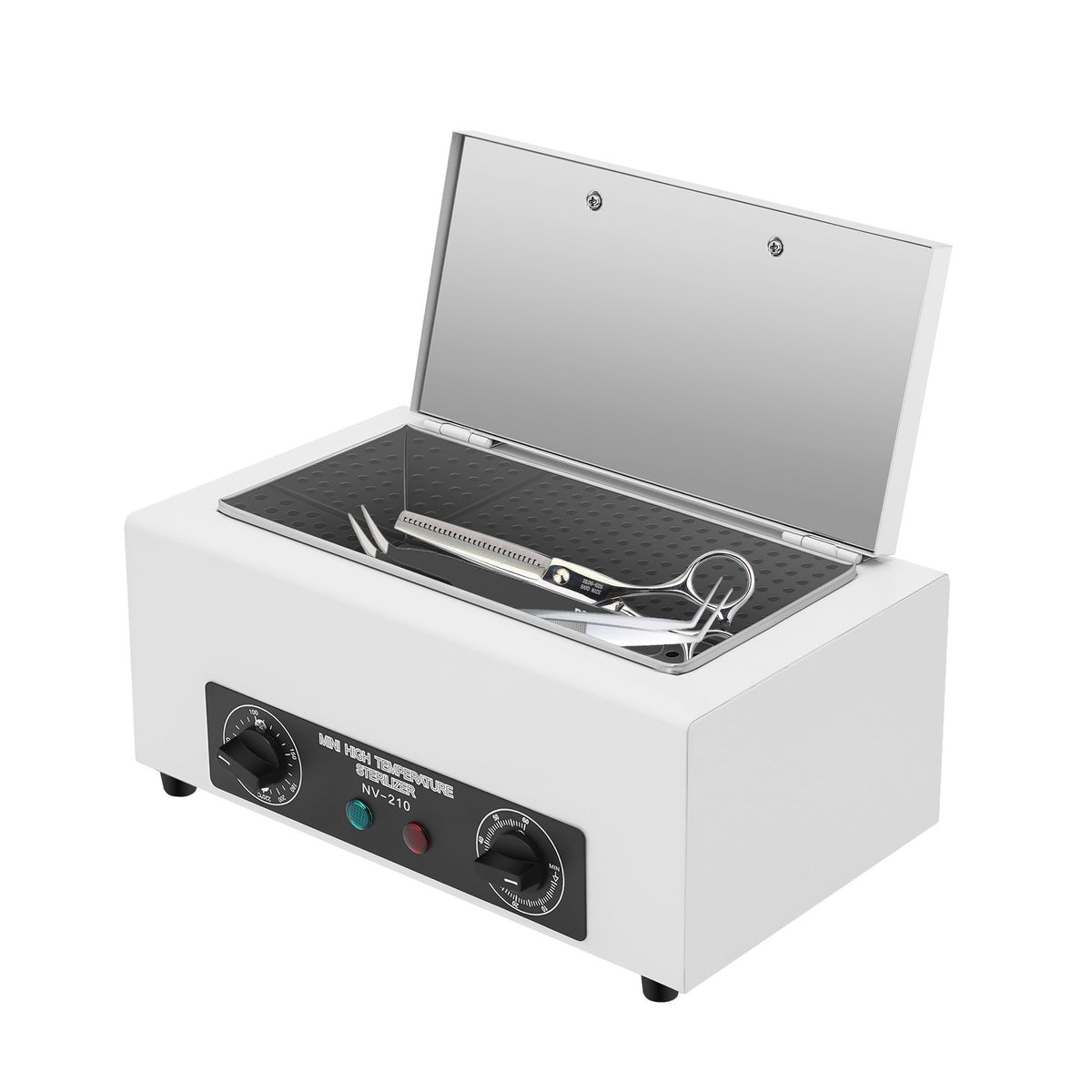 Electric Dental and Nail Tool Sterilizer Box | Metal Heat Disinfection Machine 200°C