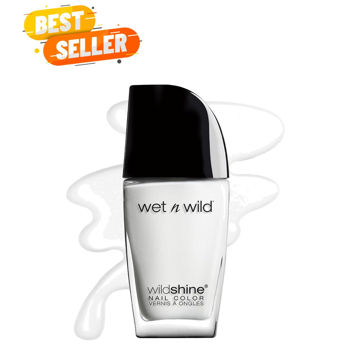 Vibrant French White Cream Nail Polish - Long-Lasting, Chip-Resistant Finish