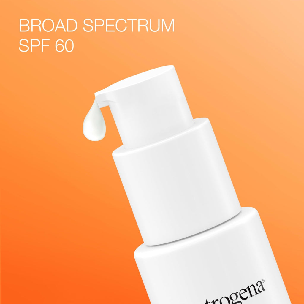 Broad Spectrum SPF 60 Face Sunscreen Serum with Green Tea - Lightweight & Non-Greasy