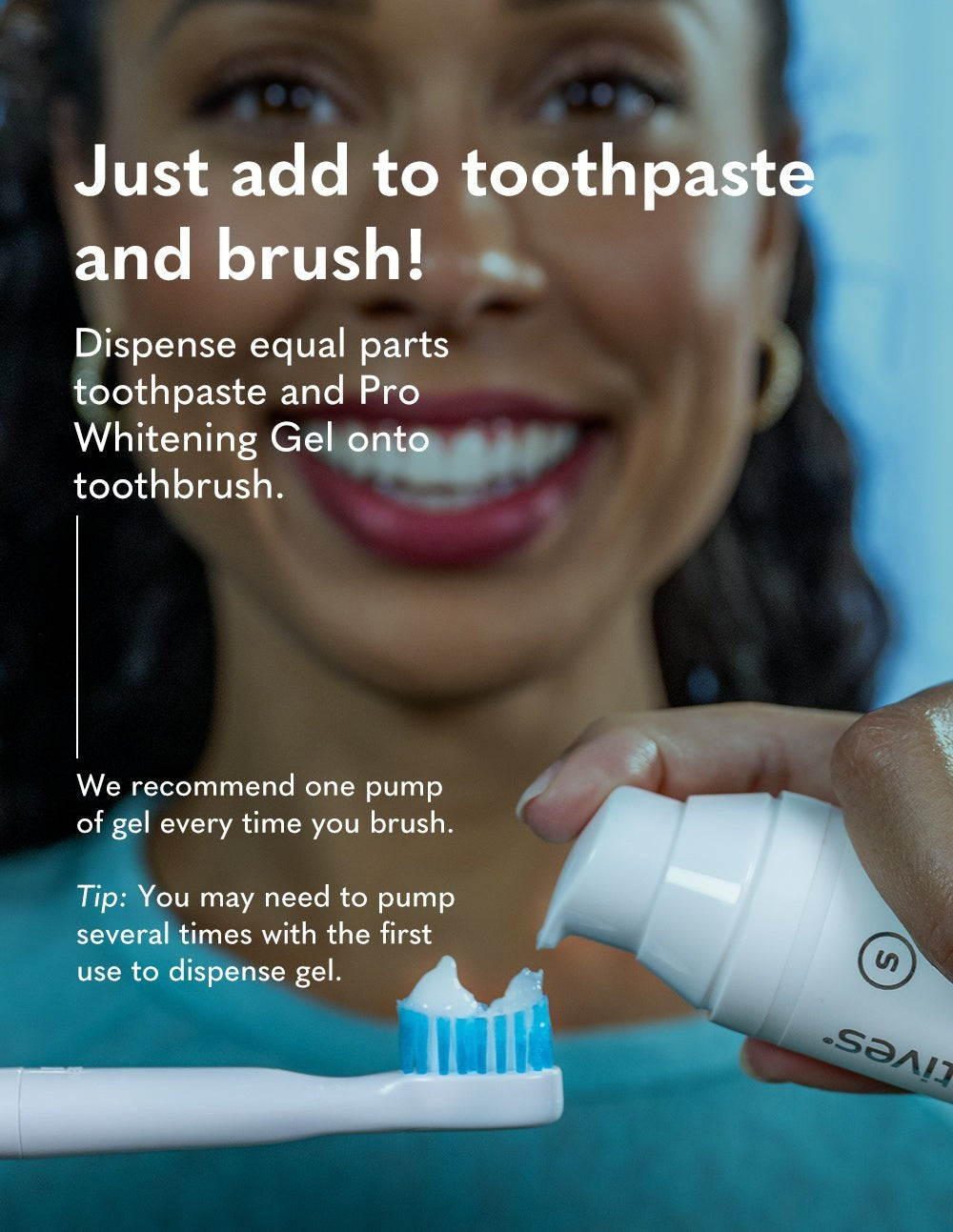 Gel Add-On for Toothpaste - Brighten Smiles, 3.8 Oz