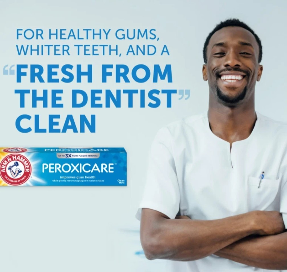12 Pack Mint Toothpaste - Arm & Hammer Peroxicare 6oz Exp. 3/28