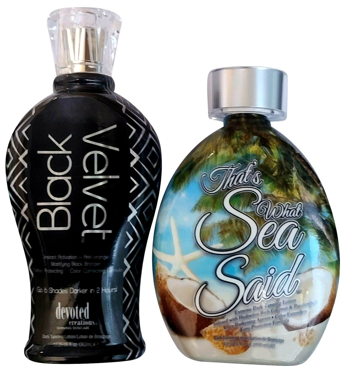 Dark Tanning Lotion with Charcoal & Blue Tansy - Accelerates & Protects Skin