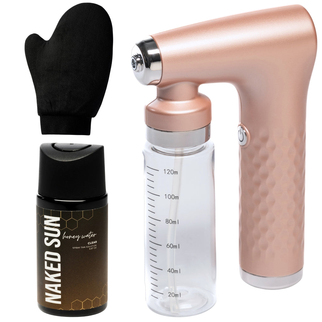 Portable Self Tanner Spray Mister with Natural Sunless Tan - Naked Sun Honey Water