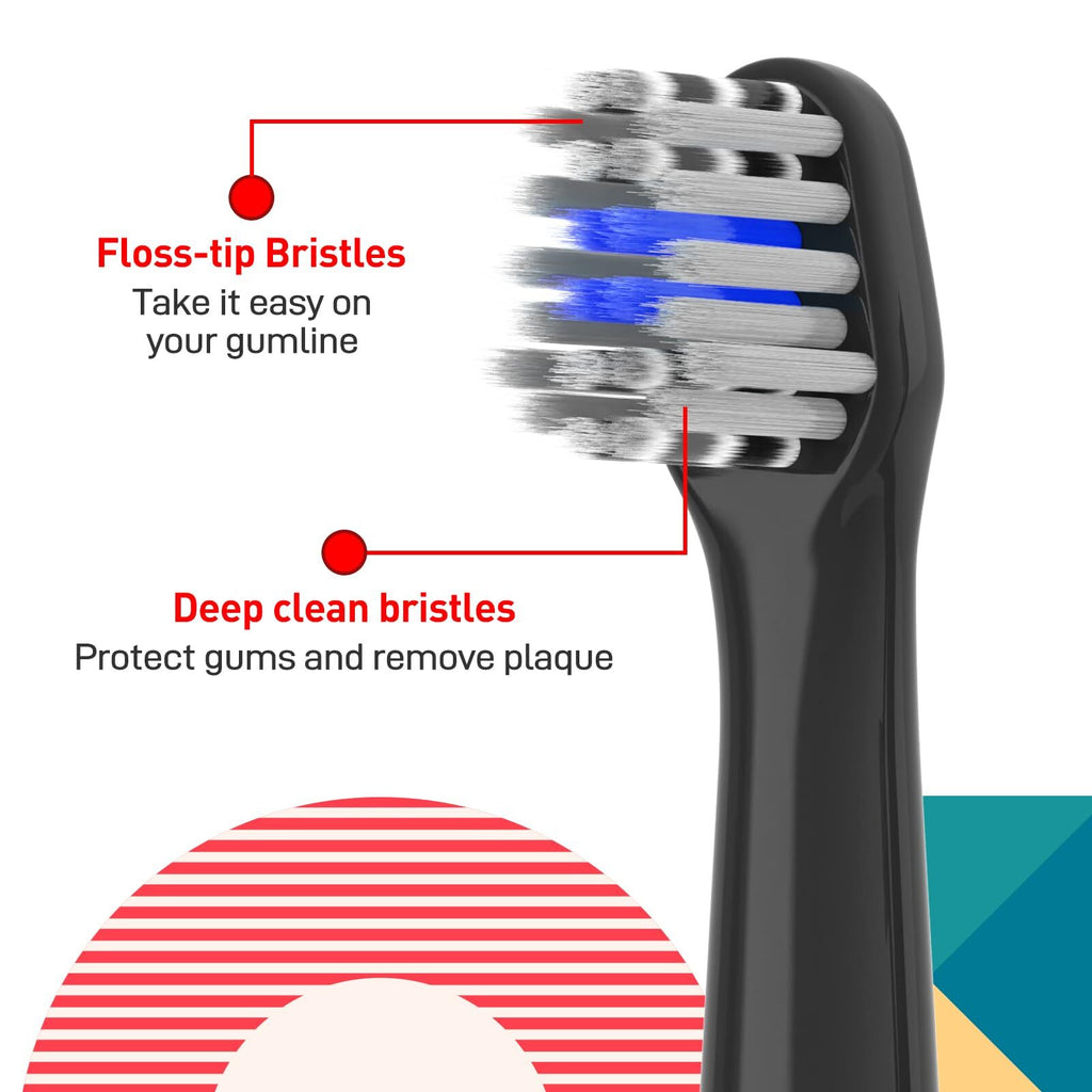 10 PCS Toothbrush Replacement Heads Compatible with Colgate Hum Electric Toothbrush