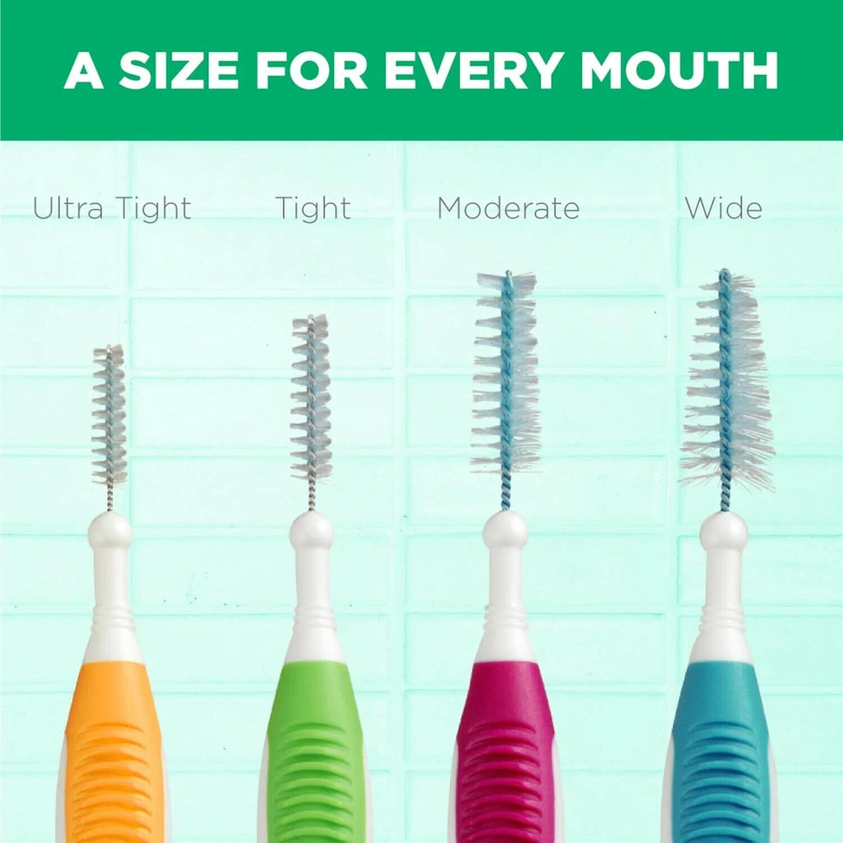 Proxabrush Go-Betweens Interdental Brushes - Soft Bristles, Moderate Spacing